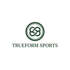 Green knotted symbol in circle above bold sans-serif text on white background