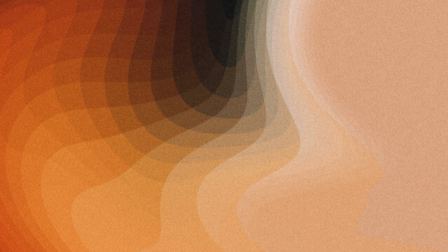An abstract background featuring a smooth, warm gradient of terracotta, beige, and deep brown tones, overlaid with fluid organic shapes and a subtle grainy texture.