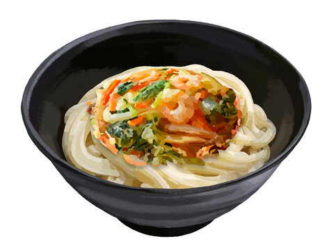 ぶっかけうどん（かき揚げ）