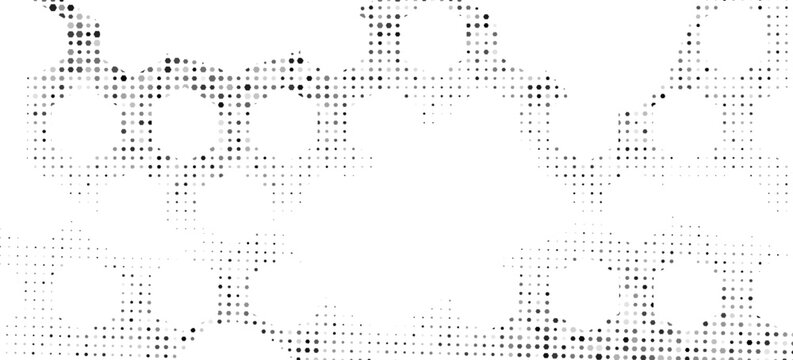 Gray, black, white beehive background. Honeycomb, bees hive cells pattern. Bee honey shapes. Vector geometric seamless texture symbol. Hexagon, hexagonal raster, mosaic cell sign or icon. vector