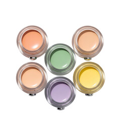 Color correcting concealers in pots