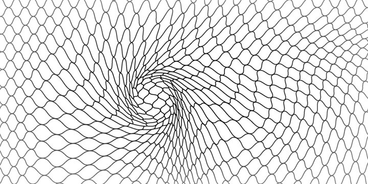 Curved net pattern. Seamless design for sportswear or equipment like soccer goals, volleyball nets, basketball hoops, hockey nets, and athletic gea