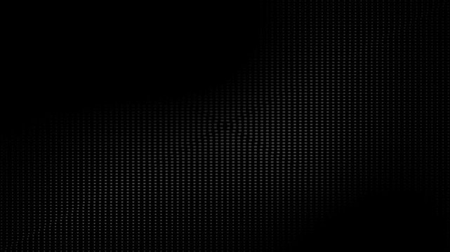 Animated abstract technology random dots and grid 4K on black background. Abstract dot technology 4k loop motion background.
Animated abstract technology dark background random dots 4K.