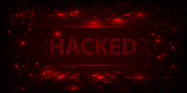 Vector illustration of a cybercrime by hacker attack for cyber security artwork and background.