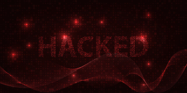 Vector illustration of a cybercrime by hacker attack for cyber security artwork and background.