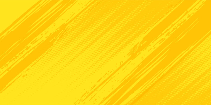 Vintage Retro comic yellow background raster gradient halftone llustration art orange