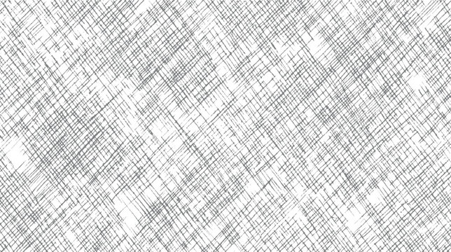 Abstract grey crisscross lines on white background textured pattern