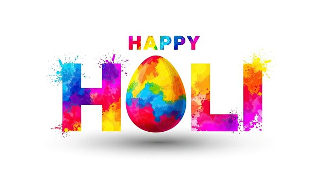 Vibrant holi celebration happy holi festival of colors