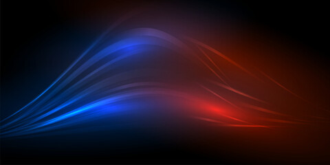 Fototapeta premium Abstract light shining lines background. The light speed movement concept of future technology. Futuristic, technology pattern for banner or poster design.