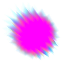 An abstract star burst blur shape transparent design element.
