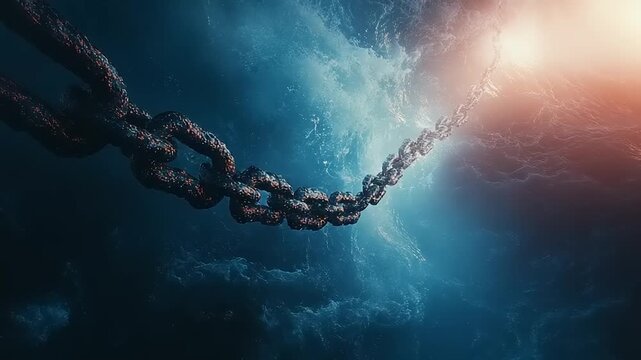 Breaking Chain with Light and Freedom.