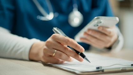 Fototapeta premium Healthcare and medical concept in the doctor's office