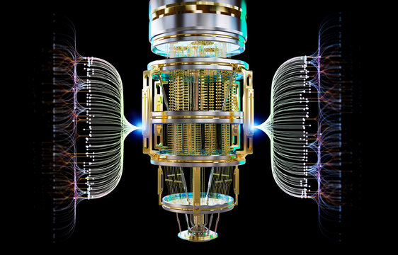 Quantum computer machine for big data analysis