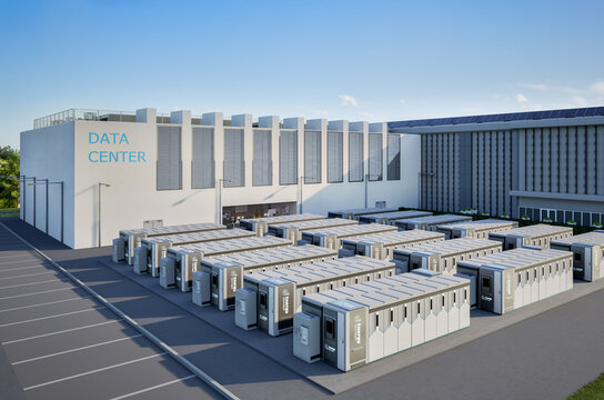 Energy storage systems or battery container units for data center