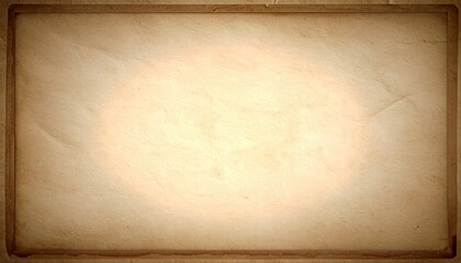 Vintage paper background with soft light spotlight