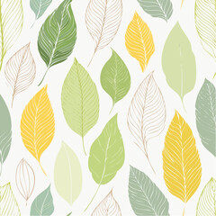 Contemporary Minimalist Botanical Line Art Vector with Soft Neutral Palette