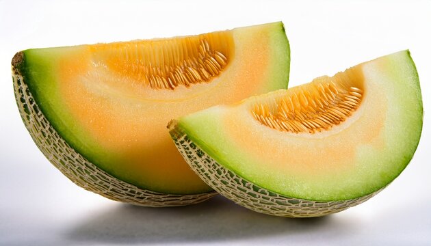 Fresh Winter Melon Sliced Isolated On Transparent Background