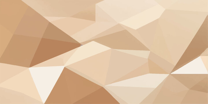 Creative geometric wallpaper featuring an abstract triangle pattern with a digital mosaic texture and origami style polygon shapes for a modern vector backdrop design