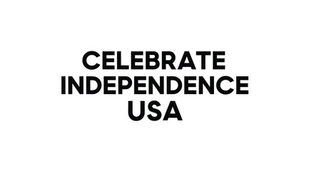 Obraz premium Independence Day USA celebration vector graphic element.