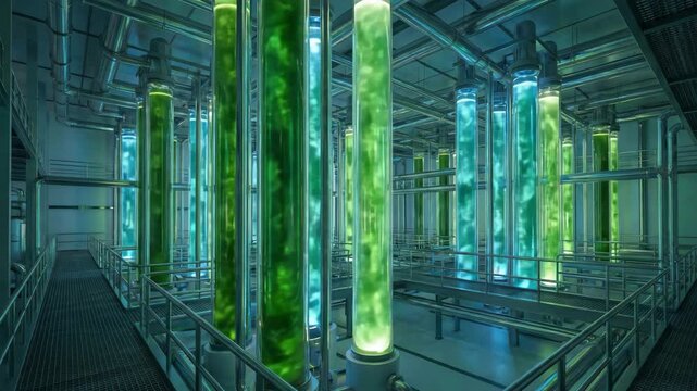 Biotechnology Data Center with Living Plant Systems and Green Analytics