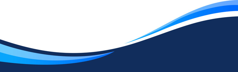 Obraz premium Curve Business Footer