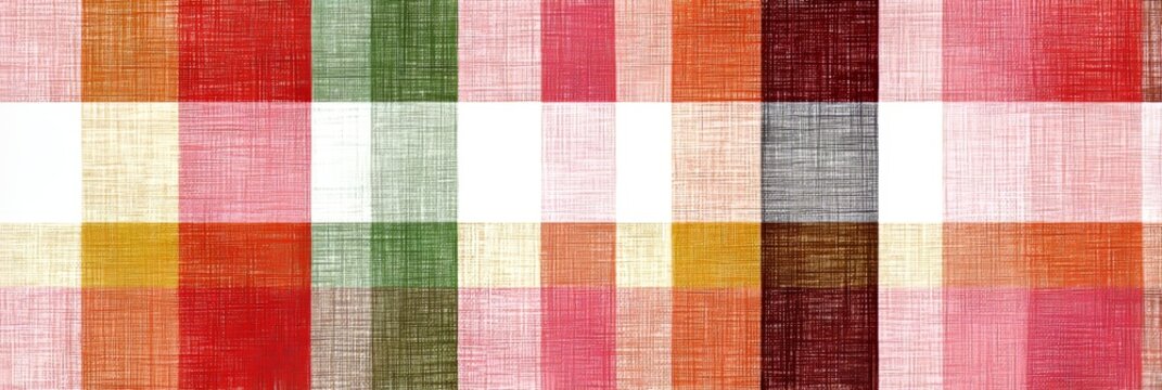 Pastel plaid abstract background with soft colors and blank space for text, ideal for spring, branding, invitations, or gentle marketing visuals