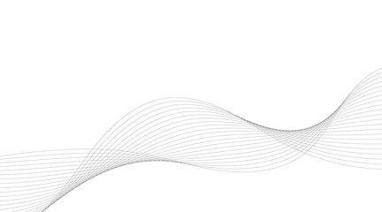 Emotions visualized through wavy lines in a serene digital illustration from a front viewpoint © Rion Store