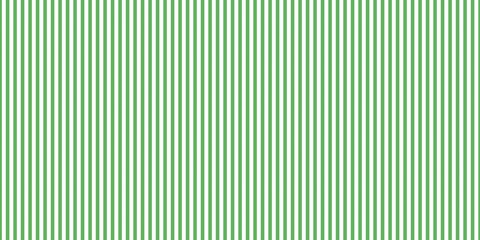 Obraz premium Seamless vertical green and white stripe pattern background, minimal geometric design ideal for wallpaper, textile, wrapping paper, branding, and modern decorative layouts