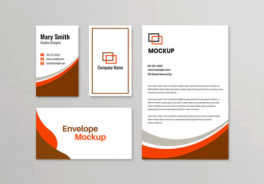 Corporate Stationery Mockup