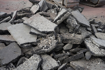 コンクリートの瓦礫