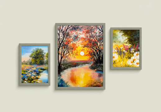 Gallery Wall Frame Mockup