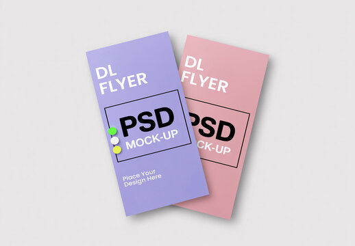 Modern DL Flyer Mockup for Events and Promotions