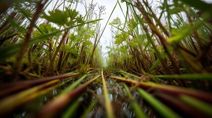 Nature-inspired visual concepts exploring seasons, sustainability, eco lifestyle, and mindfulness through immersive perspectives and diverse artistic styles.