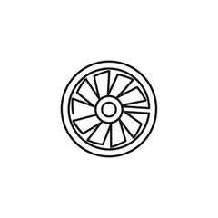 Fototapeta premium Close-up of Automotive Wheel Rim with Modern Design and Glossy Finish