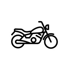 Fototapeta premium Minimalist Line Art Illustration of a Motorcycle for Modern Design Projects