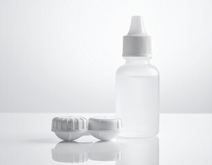 Contact Lens Case and Solution Bottle (Unbranded)
