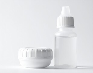 Contact Lens Case and Solution Bottle (Unbranded)
