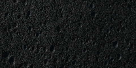 Dark lunar surface texture with craters, abstract background resembling outer space or volcanic rock © The Alpha