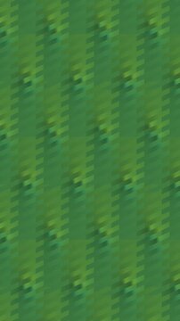 Vibrant lime green and turquoise houndstooth pattern pulses with light and motion. Abstract background video.