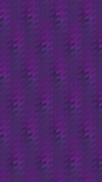 Electric fuchsia and bright blue houndstooth pattern animates with dynamic 3D movement. Abstract background.