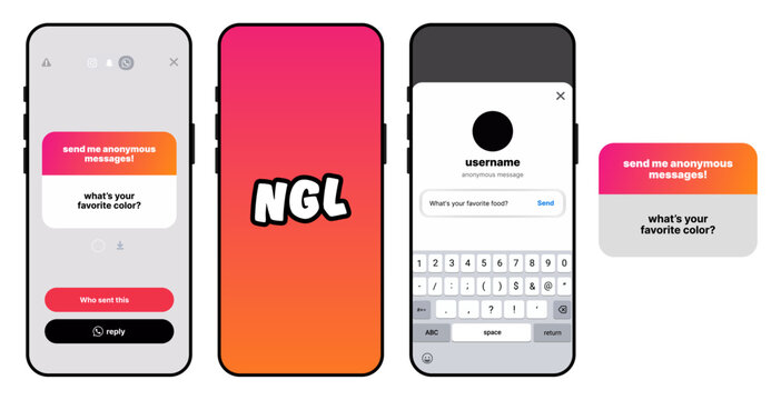iPhone 17 Anonymous Message App Mockup with NGL Style Interface
Modern Social Media Q&A Screen Design on Apple iPhone 17 Display