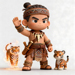 Beast Caller &ndash; Tribal Animal Summoner Fantasy RTS Character 