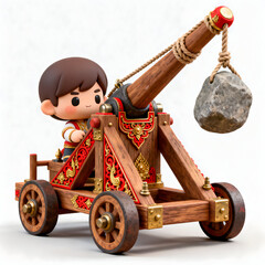 Mangonel &ndash; Medieval Siege Catapult Fantasy RTS Weapon