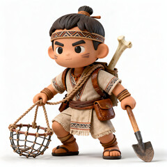 Trap Setter &ndash; Jungle Tribal Tactical Unit Fantasy Game Asset 