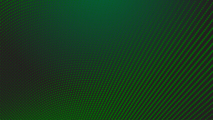 Dark green halftone dot abstract background with gradient texture for modern wallpaper design