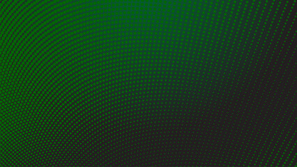Dark green halftone dot abstract background with gradient texture for modern wallpaper design