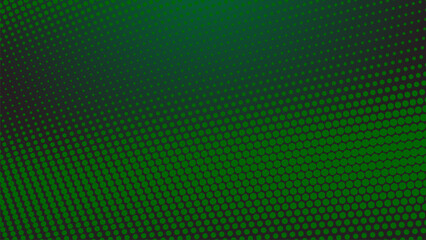 Dark green halftone dot abstract background with gradient texture for modern wallpaper design