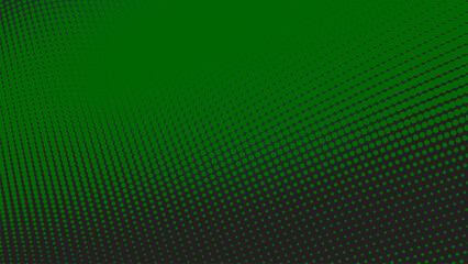 Dark green halftone dot abstract background with gradient texture for modern wallpaper design