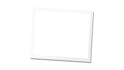 Fototapeta premium photo card on the transparent backgrounds