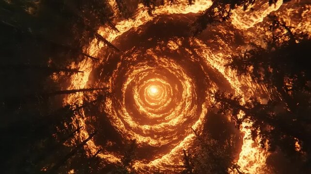 Cosmic Spiral Galaxy Formation in Space.